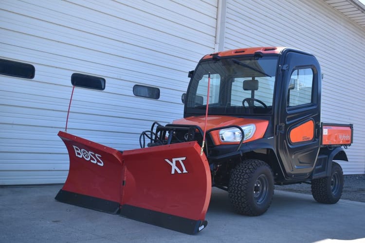 Kubota RTV-X1100CWL-H W/ Boss V Plow – Mounted